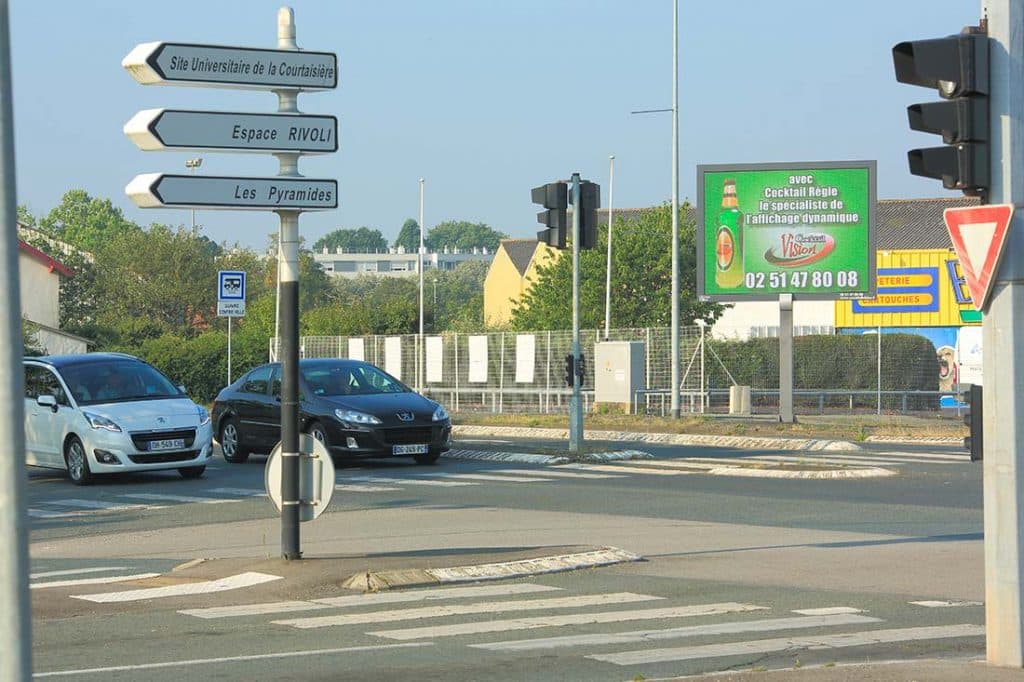 Route-de-Nantes écran led extérieur