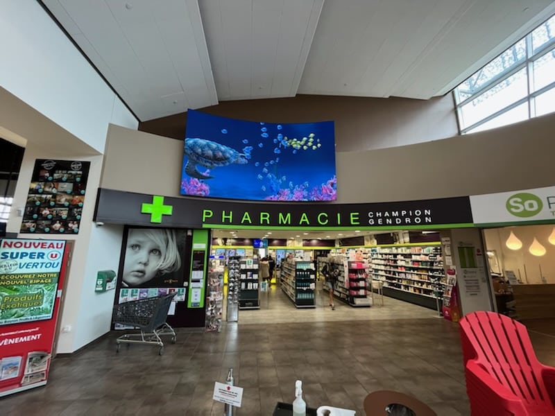 Pharmacie écran led